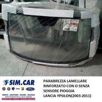 Parabrezza Lancia Ypsilon con o senza sensore piog