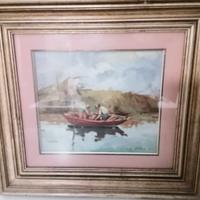 Quadro ad olio L. R. carlo