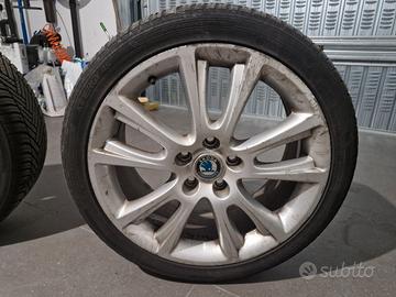 Cerchi 18" Orig Skoda Zenith + Gomme 4S 225 40 R18