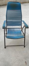 sedia pieghevole vintage 