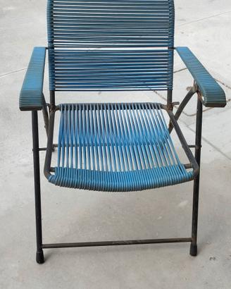 sedia pieghevole vintage 
