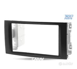 CORNICE NERA RADIO 2-DIN PER VOLKSWAGEN VW TOUAREG