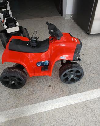 Quad elettrico funziona perfettamente fa il  rumor