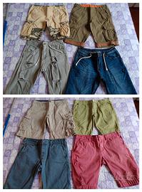 Lotto 8 pantaloncini corti uomo