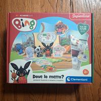 Bing Dove lo metto? Gioco Sapientino Clementoni
