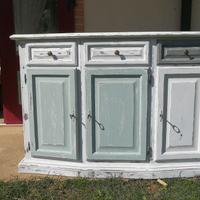 Mobile in legno massello shabby chic