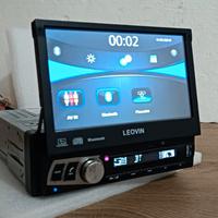 Autoradio 1din motorizzato con schermo a scomparsa