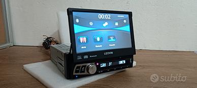 Autoradio 1din motorizzato con schermo a scomparsa