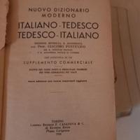 antico dizionario 1944 italiano-tedesco-ted