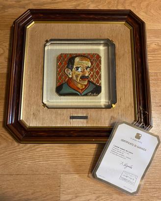 Opera in Argento 800- A.Ligabue - Paolo Sterling