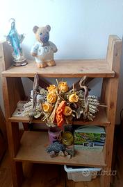 Scaletta in legno massiccio