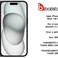 Apple iPhone 15 Black 128 Gb