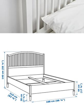 Struttura Ikea Tyssedal con doghe