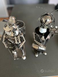 Portabottiglie in ferrobattuto