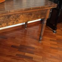 Tavolo legno a libro allungabile restaurato