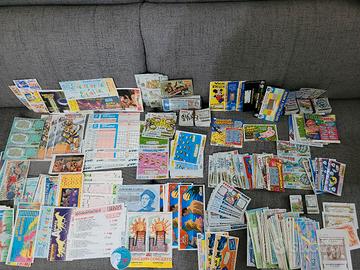 Collezione gratta e vinci ,lotteria ,concerti ecc