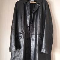 Giacca pelle lunga-Genuine leather jacket (Blazer)