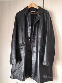 Giacca pelle lunga-Genuine leather jacket (Blazer)