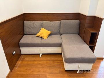 Divano letto con cassettone