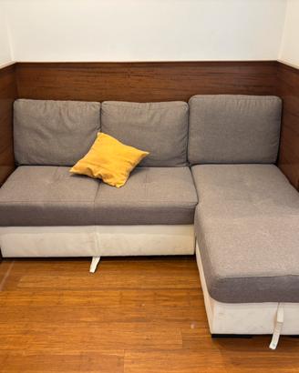 Divano letto con cassettone