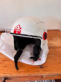 Acerbis Jet Brezza motorbike helmet  White