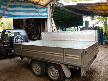 Rimorchio Doppio Asse Prima P 1300 con Centina
