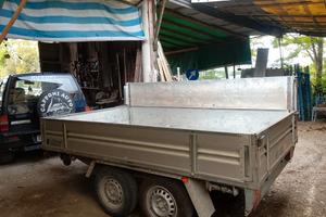 Rimorchio Doppio Asse Prima P 1300 con Centina