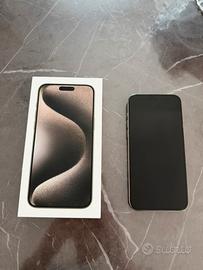 Iphone 15 pro max 256 giga come nuovo
