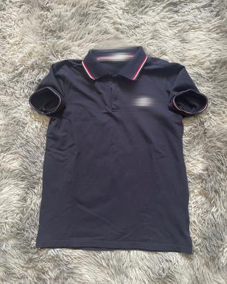 polo blu taglia M