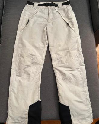 Pantaloni da sci Columbia grigio chiaro taglia M