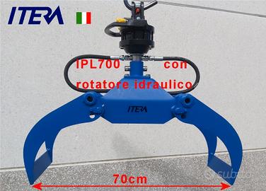 Pinza Legna 70cm IPL700 con rotatore idraulico