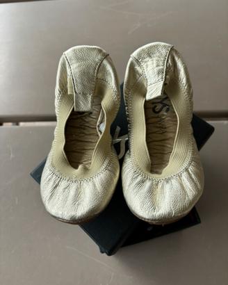 Eleganti ballerine dorate