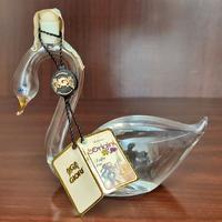 Cigno di vetro soffiato con Grappa Giori