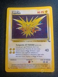carta pokemon Zapdos fossil