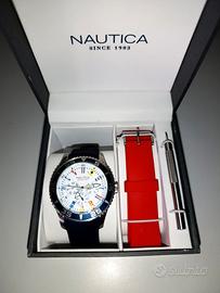 Orologio Nautica NST-07 Multi Flag - Box Set con 2