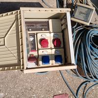 Quadro elettrico da cantiere + cavo trifase