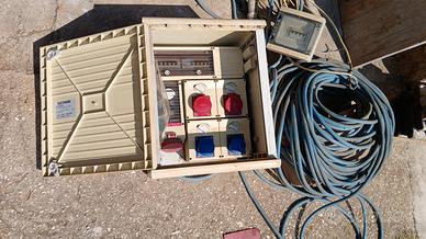 Quadro elettrico da cantiere + cavo trifase