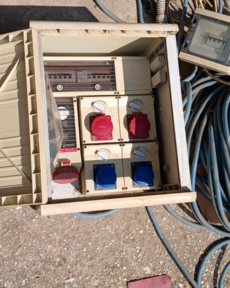 Quadro elettrico da cantiere + cavo trifase