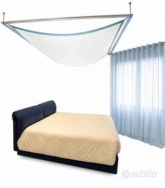Letto contenitore in vera pelle