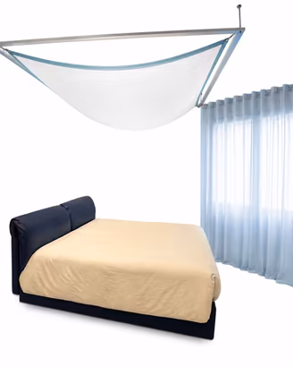 Letto contenitore in vera pelle