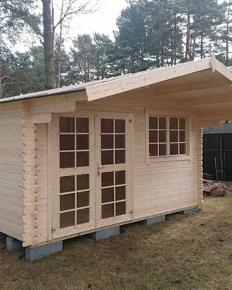 CASETTA DI LEGNO ENGLAND2 405X405x245h cm sp.40mm