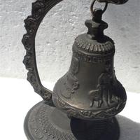 CAMPANA MARINELLI D'EPOCA DA TAVOLO IN BRONZO /207