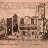 Quirinale antica stampa originale 1600