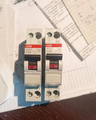 Abb magnetotermici C40