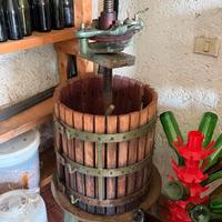 Torchio in ferro e legno