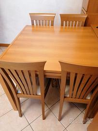 Tavolo noce + sedie