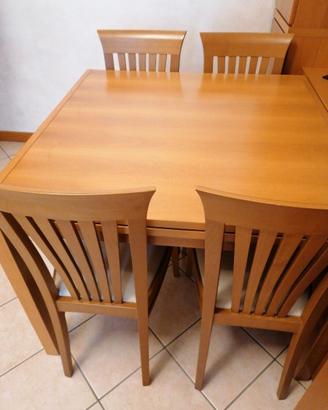 Tavolo noce + sedie