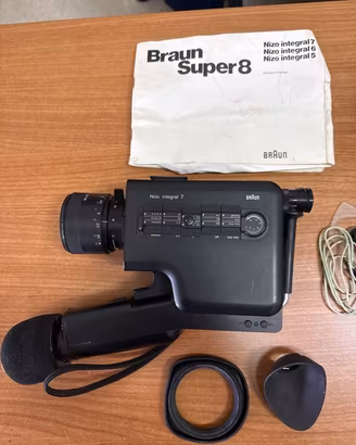 Cinepresa Super 8 Braun Nizo Integral 7 Vintage + 