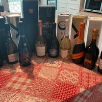 Lotto di champagne - spumanti - lambrusco - grappa