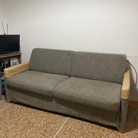 Divano letto 3 posti a ribalta